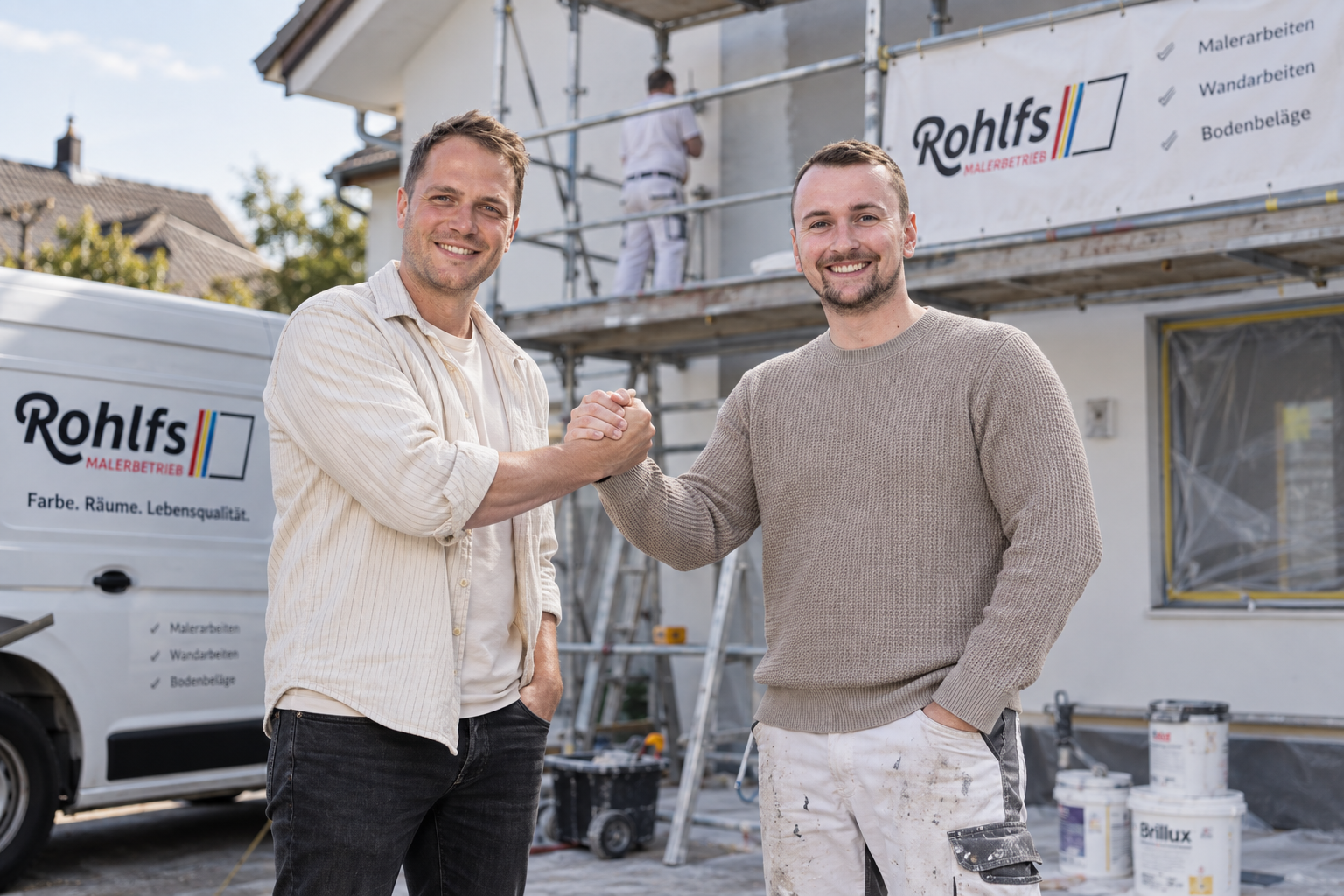 fertig renovierte Fläche